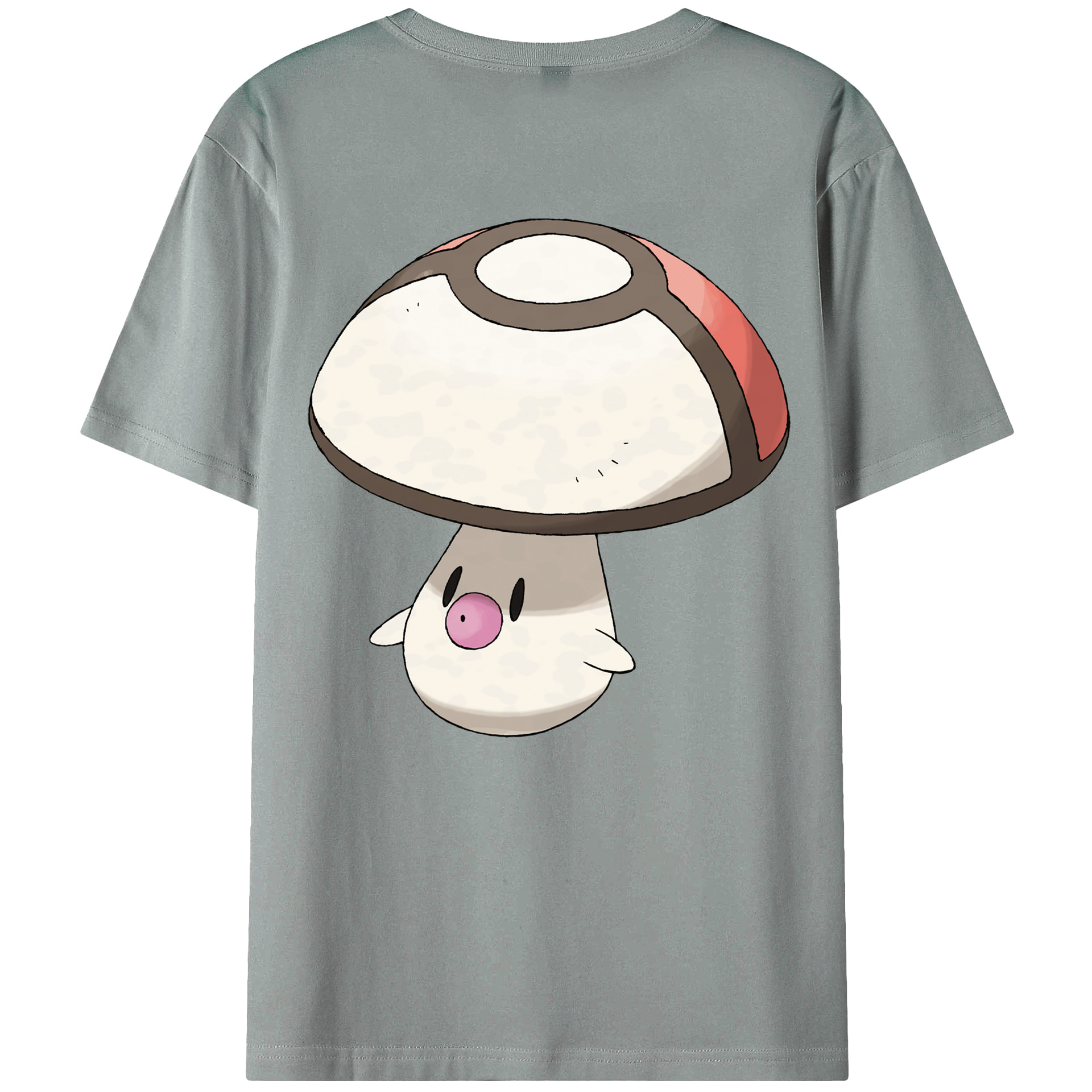 （画像用） ポケットモンスター Pokémon 綿100％ メンズ半袖Tシャツ（バックプリント） 通気性
